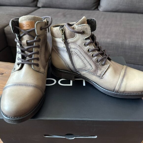 Aldo Ucide Laceup Boots - Picture 3 of 4